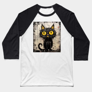 mischievous cat Baseball T-Shirt